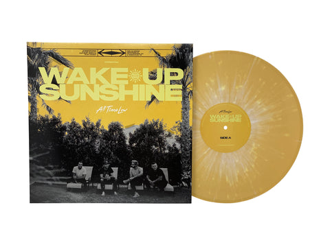 All Time Low - Wake Up, Sunshine (Limited Edition Yellow w/ White Splatter Colored Vinyl) - Pale Blue Dot Records