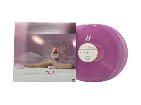 Nicki Minaj - Pink Friday (10th Anniversary Deluxe Pink and White Swirl Colored Triple Vinyl)
