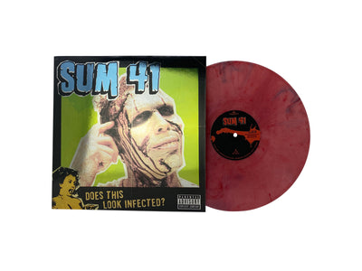 Sum 41 - Does This Look Infected (Limited Edition Red w/ Specs Colored Vinyl) [Import] - Pale Blue Dot Records
