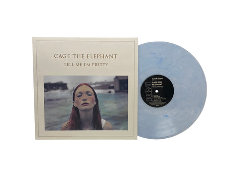 Cage The Elephant - Tell Me Im Pretty (Limited Edition Clear w/ White & Blue Swirl Colored Vinyl)