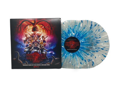 Stranger Things 2 Original Music (Limited Edition Crystal Clear Vinyl w/ Blue & White Splatter) - Pale Blue Dot Records