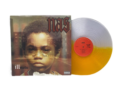 Nas - Illmatic (Limited Edition Clear & Gold Split Colored Vinyl) - Pale Blue Dot Records